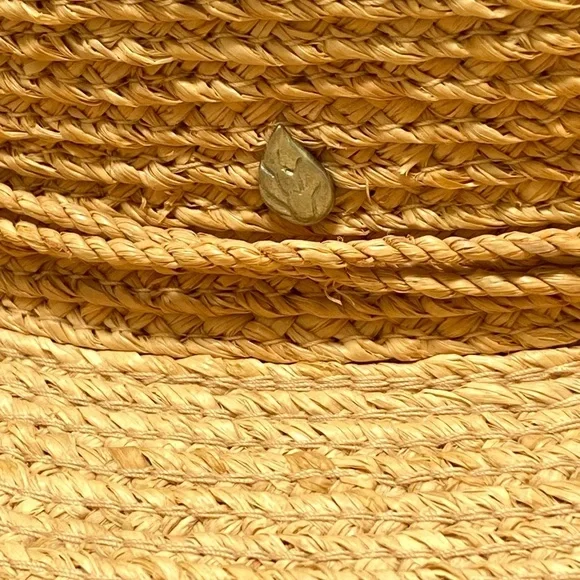 Helen Kaminski 100% Raffia Hat Turn Up/ Turn Down Brim - Picture 3 of 12